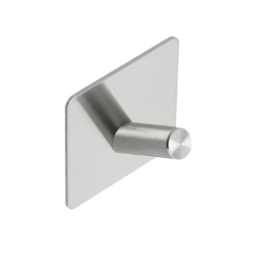 PERCHA SIMPLE AUTOADHESIVA GANCHO 45°
