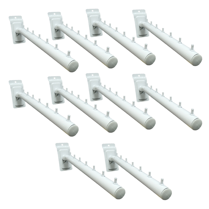 PERCHERO PANEL FRONTAL INCLINADO 30cm. PACK X 10u.