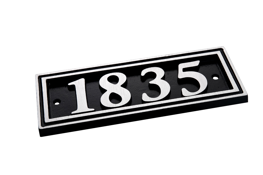 PLACA RECTA x 1u.