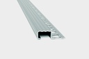 PROTECTOR GRADA 10.5mm x 2.5m ALUMINIO ANODIZADO MATE