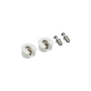 RAFIX CON PERNO ROSCA DIRECTA BLANCO BOLSA DE 500 U.