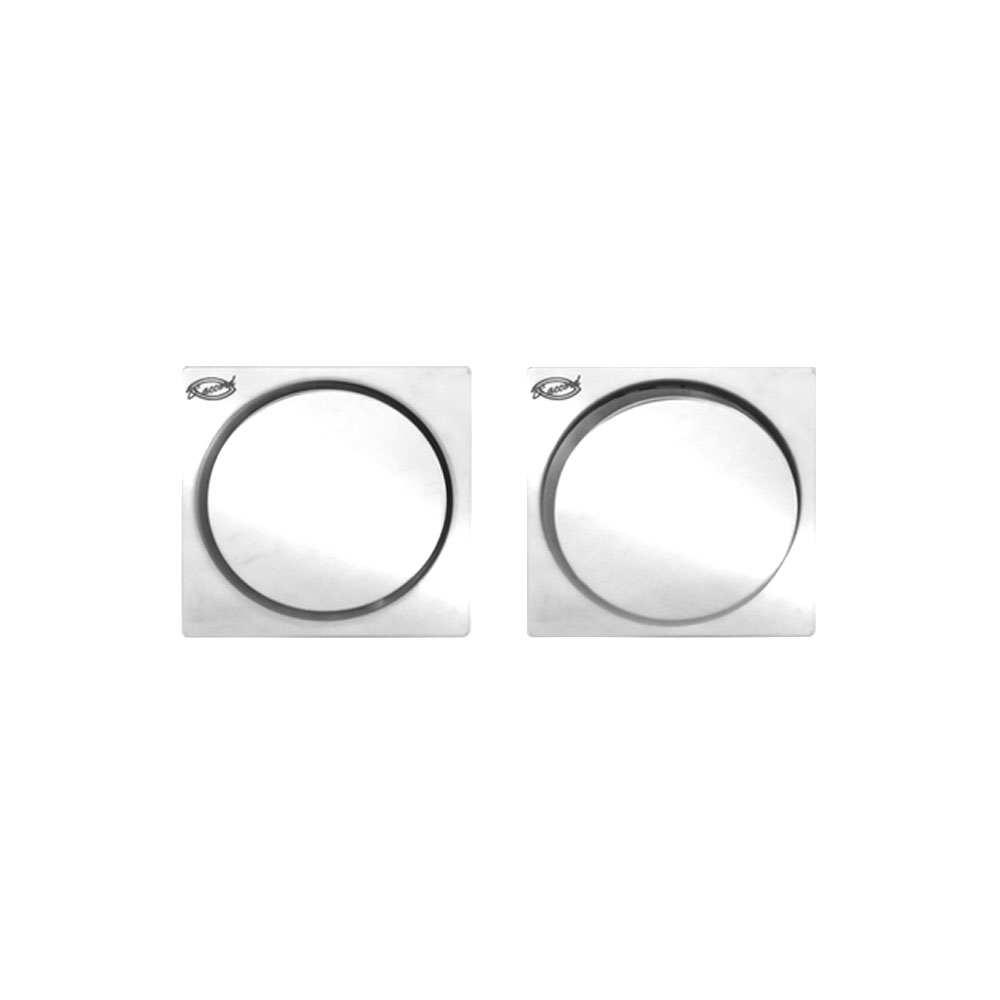 REJILLA DESAGUE QUICK CLACK 10x10  ACERO INOXIDABLE x1u.