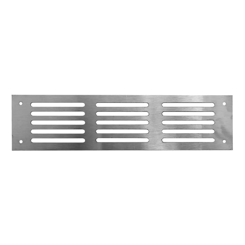 REJILLA VENTILACION 300x75 INOX
