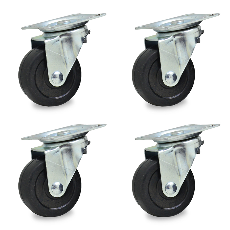 RUEDA GOMA GIRAT. 60mm PACK X 4u.