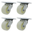 RUEDA NYLON GIRAT. 50mm PACK X 4u.