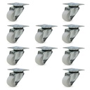 RUEDA POLIP GIRAT. 25mm PACK X 10u.