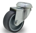 RUEDA PVC GRIS GIRAT. 50mm PAS