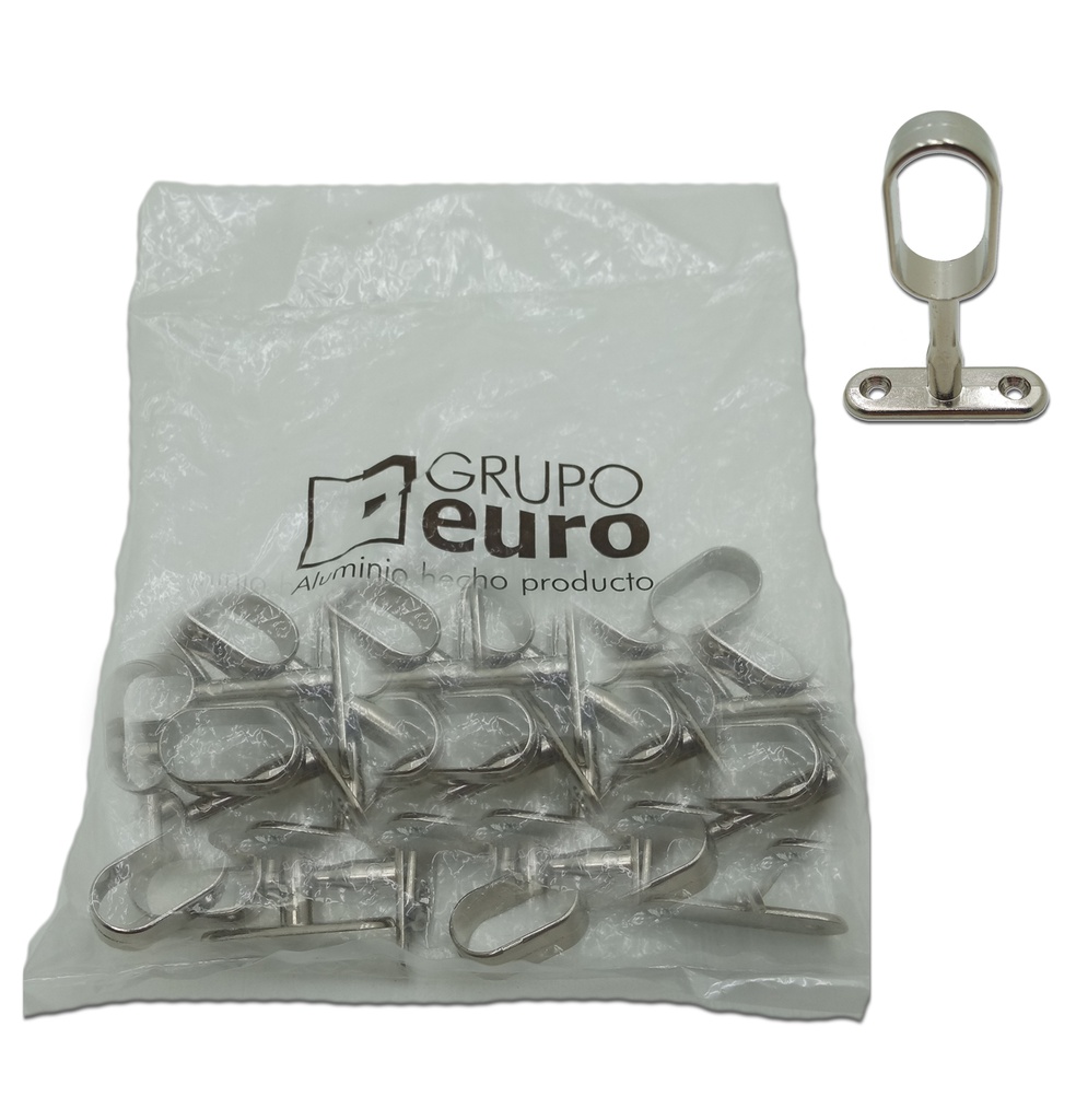 SCO SOPORTE CENTRAL PARA PERFIL OVO TUBULAR BOLSA x10u.