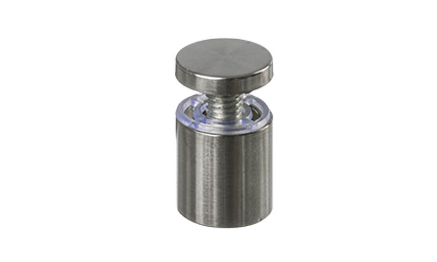 SEPARADOR PARA VIDRIO ACERO INOXIDABLE 12x30mm