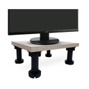 SOPORTE ELEVA MONITOR REGULABLE ESCRITORIO 28x24cm HELSINKI