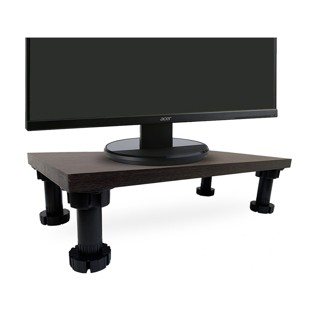 SOPORTE ELEVA MONITOR REGULABLE ESCRITORIO 45x22cm ROBLE DAKAR