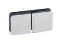 SOPORTE FIJO 180° CROMADO (VIDRIO-VIDRIO) x1u.