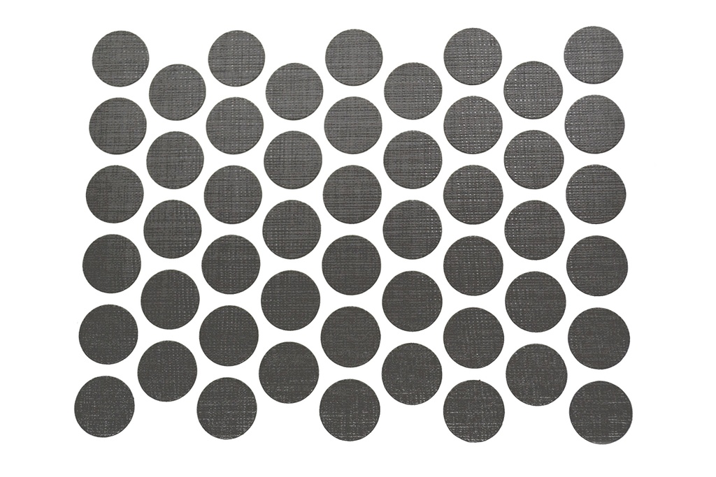 TAPA AUTOAD. 12mm. CENIZA 198 x plancha de 50u.