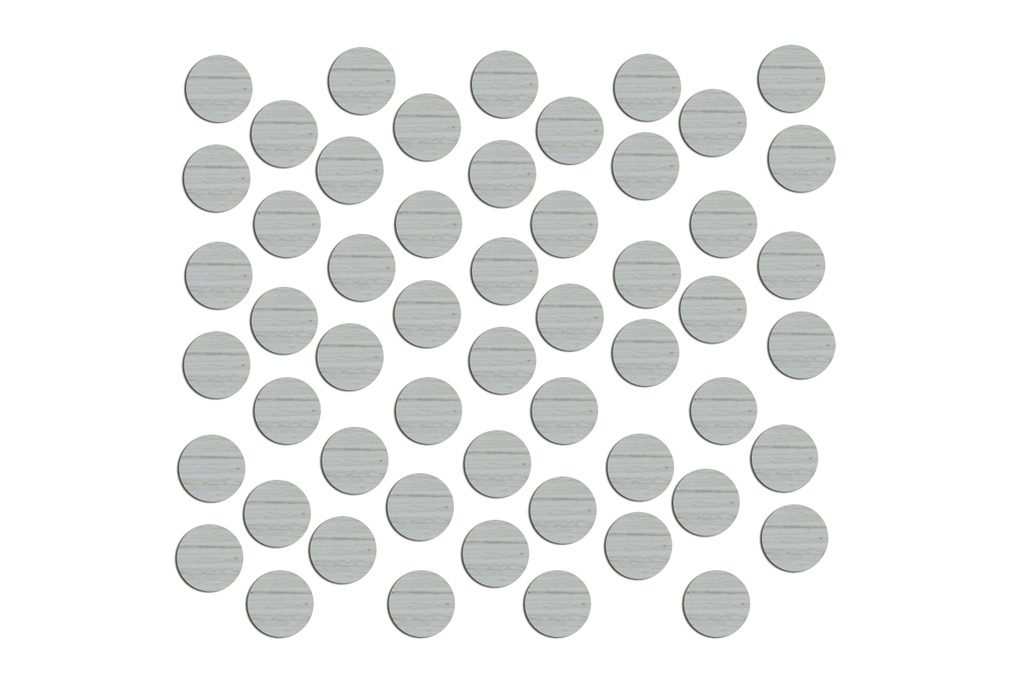 TAPA AUTOAD. 12mm. LARICINA 3835 x plancha de 50u.