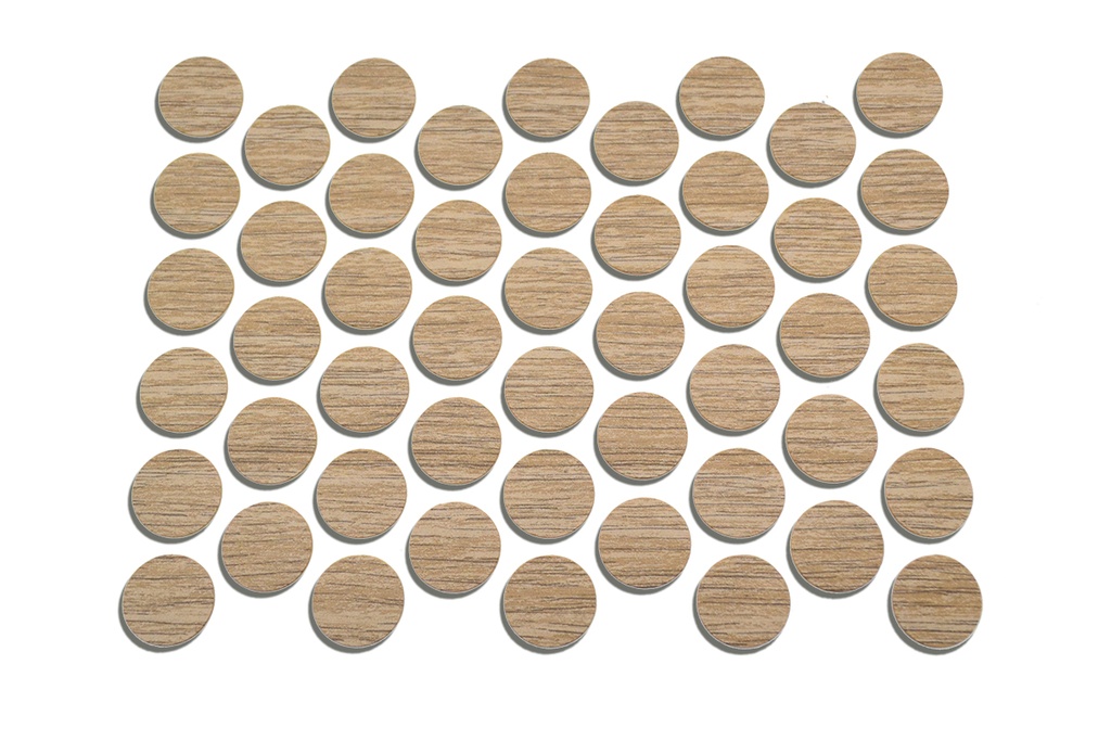 TAPA AUTOAD. 12mm. OLMO FINLANDES 59933  x plancha de 50u.