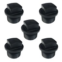 TAPON ROSCADO 1/2 PACK X 5u.