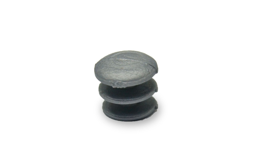 TERMINAL PLASTICO GRIS PARA BARRAL DE 5/8 x PAR