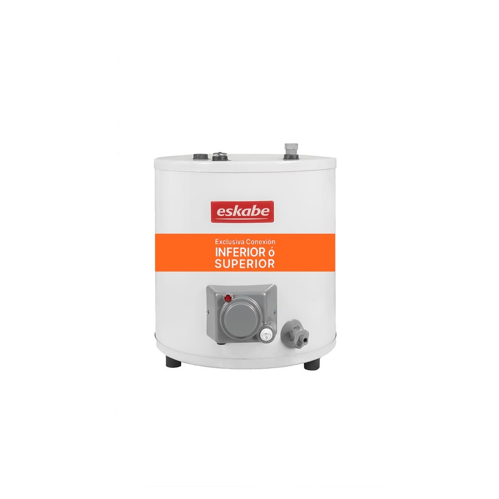 TERMOTANQUE 35 LTS ELECTRICO CARGA DUAL BLANCO