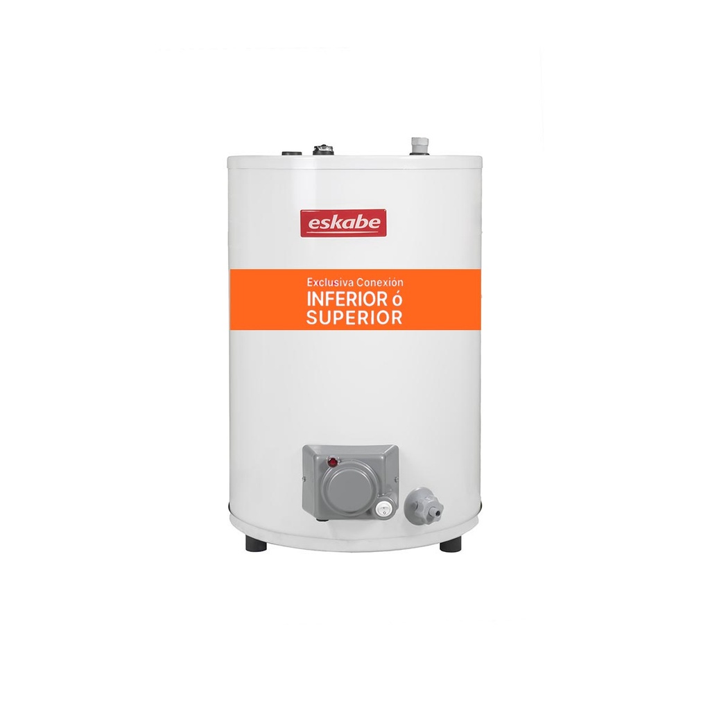 TERMOTANQUE 60 LTS ELECTRICO CARGA DUAL BLANCO