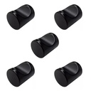 TIRADOR CILINDRO NEGRO 16x20mm PACK x5U.