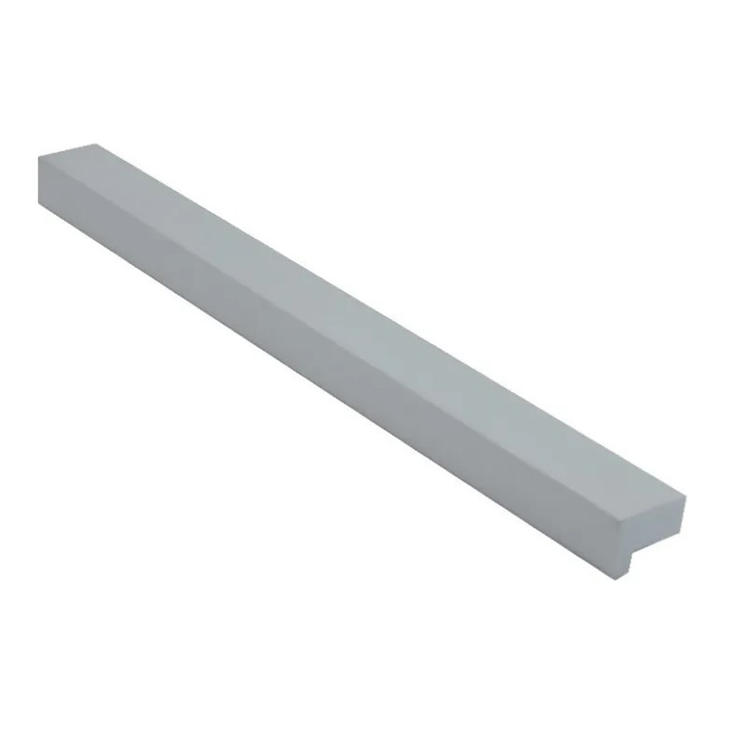 TIRADOR DE ALUMINIO 001 "L" 160mm ENTRE TORNILLOS