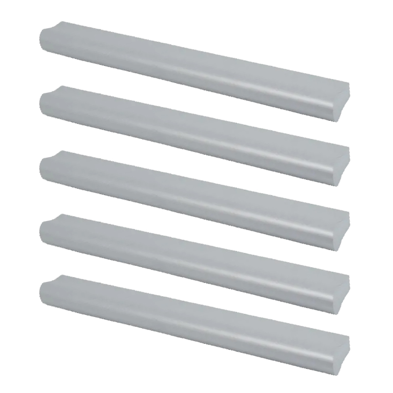 TIRADOR DE ALUMINIO 002 64mm ENTRE TORNILLOS PACK X 5u.