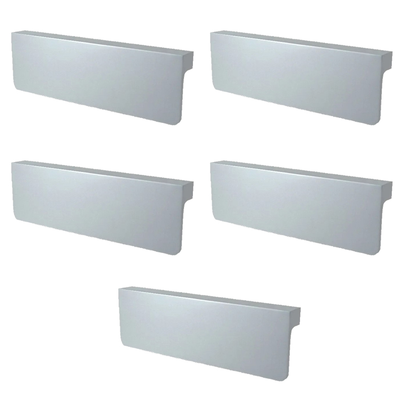 TIRADOR DE ALUMINIO 005 64mm ENTRE TORNILLOS PACK X 5u.