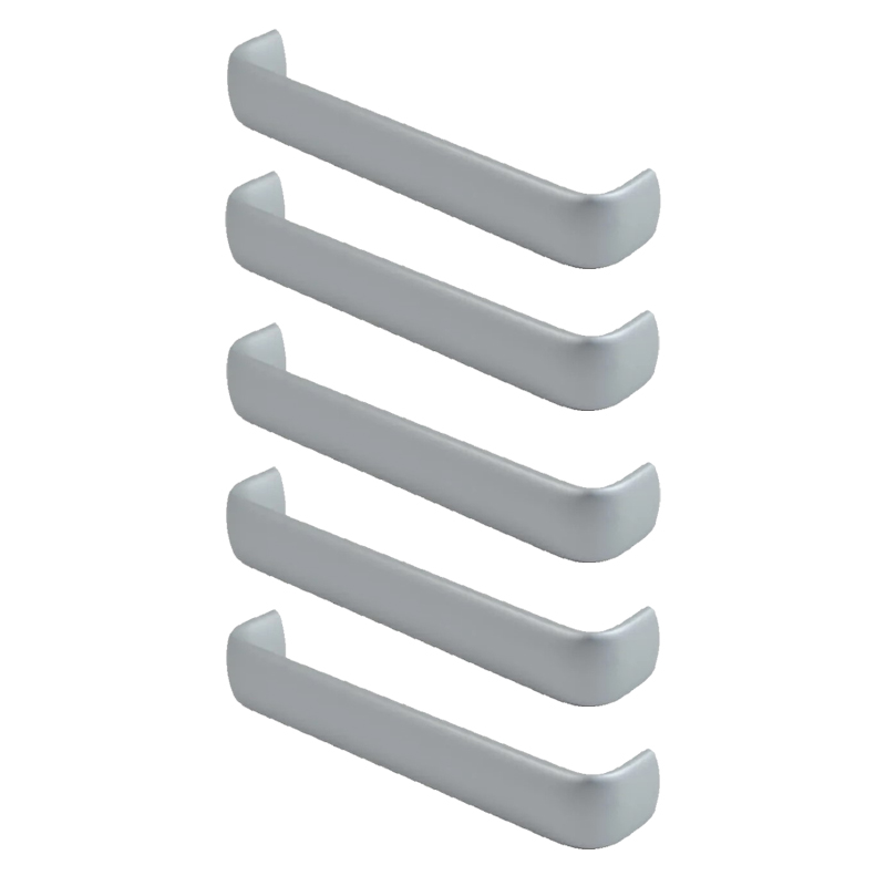 TIRADOR DE ALUMINIO 006 256mm ENTRE TORNILLOS PACK X 5u.