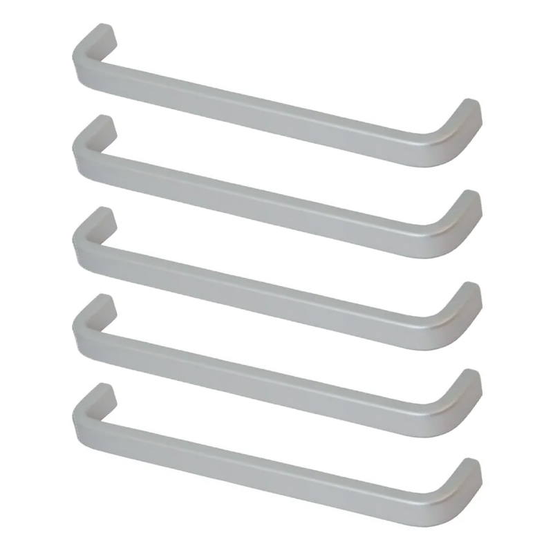 TIRADOR DE ALUMINIO 007 128mm ENTRE TORNILLOS PACK X 5u.