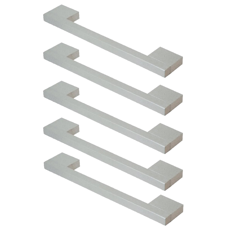 TIRADOR DE ALUMINIO 009 160mm ENTRE TORNILLOS PACK X 5u.