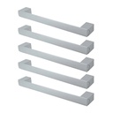 TIRADOR DE ALUMINIO 010 160mm ENTRE TORNILLOS PACK X 5u.