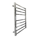 TOALLERO ELECTRICO. CUBIC PLUS 100x60x8cm ACERO BRILLANTE