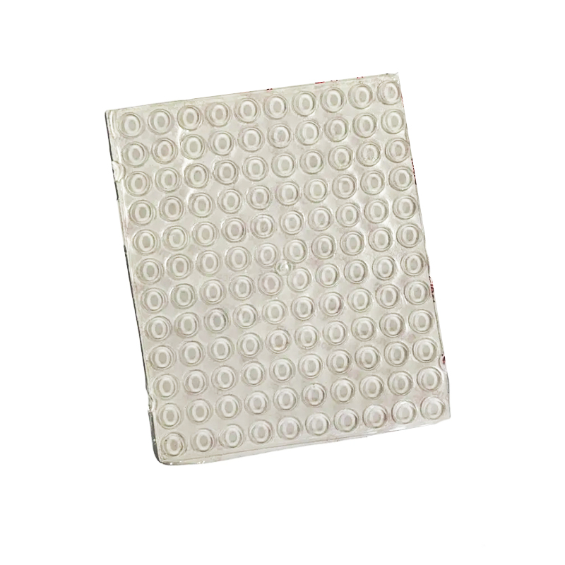 TOPE AUTOADHESIVO TRANSPARENTE PLANO 10x3mm