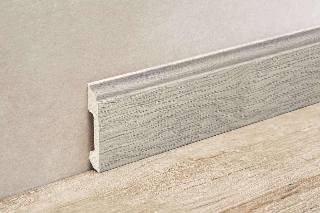 ZOCALO DE EPS CURVE 80mm x 2.50m GRIS CLARO