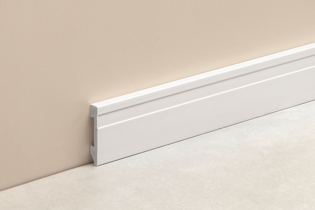 ZOCALO DE EPS LINE 70mm x 2.50m BLANCO