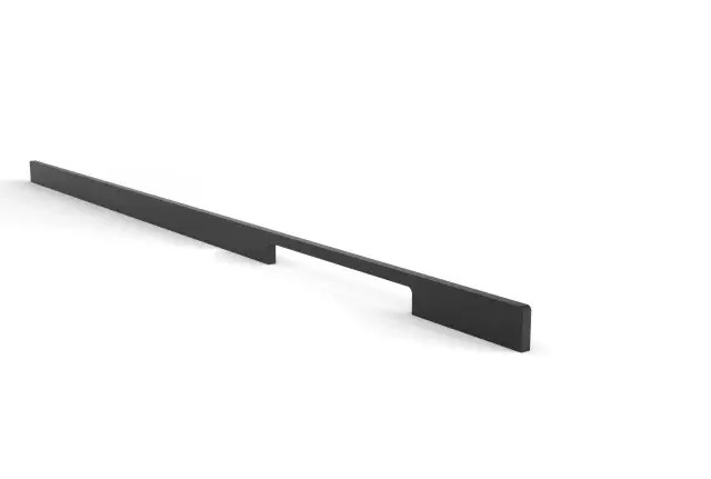 TIRADOR DE ALUMINIO MASTER 1000MM NEGRO  