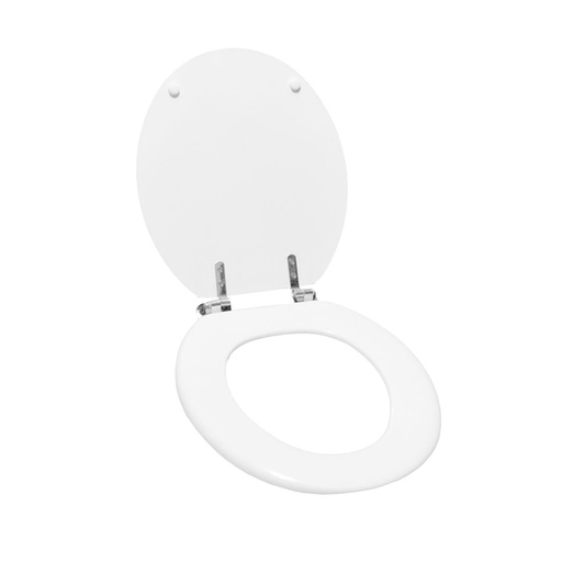 [DA.ASI0IMP6401] ASIENTO TAURO HERRAJE ACERO INOX BLANCO