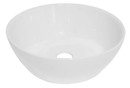 [DA.BACH0LOZ04] BACHA DE  APOYO NAHUEL  BLANCA (DIÁMETRO 31 CM. - ALTO 11 CM )