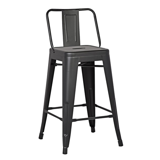 [HE.HLST-5022] BANQUETA TOLIX ESTILO INDUSTRIAL COLOR NEGRO