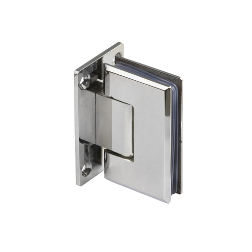 [BR.HB-1090-C] BISAGRA PARA MAMPARA VIDRIO CROMO (VIDRIO-PARED) x1u.