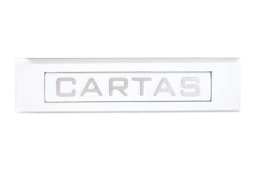 [AR.A37-HB] BOCA DE BUZON HORIZONTAL C/CONTRAMARCO BLANCA x1u