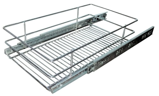 [FA.5021] CANASTO EXTRAIBLE 1 NIVEL TELESCOPICO CROMO 5021