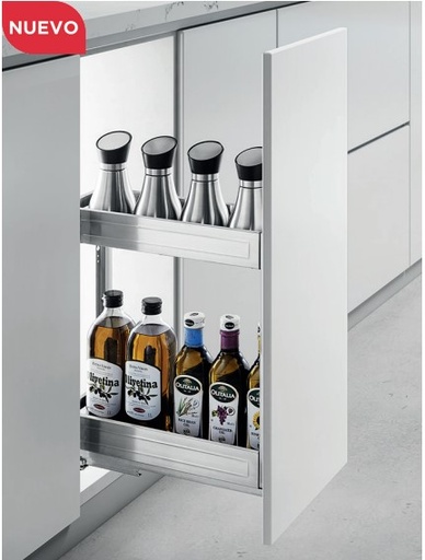 [EH.EHVEBM200AI] CANASTO EXTRAIBLE PARA BAJO MESADA 2 NIVELES 200mm