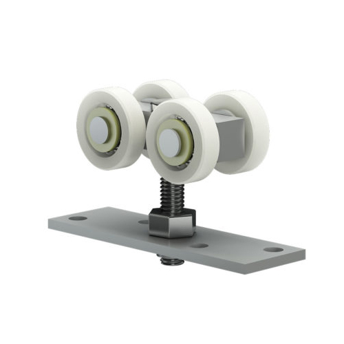 [RM.E04] CARRO DE NYLON N162 BIS (2 Ruedas-Ø25mm) x1u.