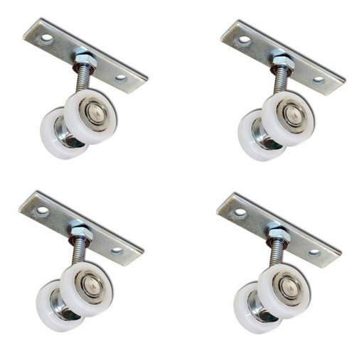 [RM.E08] CARRO DE NYLON N166 C/RUL. (2 Ruedas-Ø 20mm) x1u.