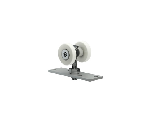 [RM.E06] CARRO DE NYLON N166 S/RUL. (2 Ruedas- Ø 20mm) x1u.