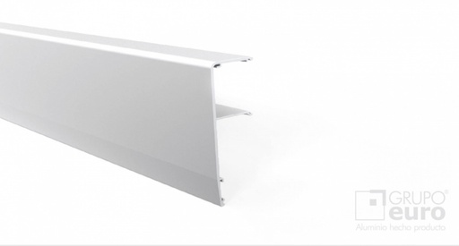 [GE.CC2] CENEFA PARA SISTEMAS CORREDIZOS SICCO Y DF DE COLGAR CC2 x2mts