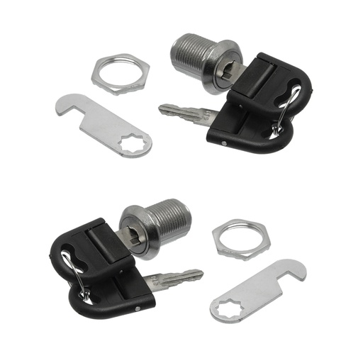 [ML.573] CERRADURA CON LEVA LARGO: 25mm-DIAM. 16mm X 2u.