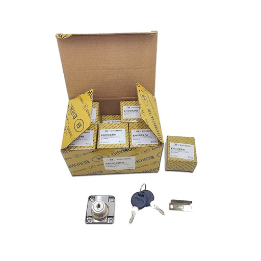 [ML.096] CERRADURA DE CAJON D19 138-22C NIQUEL CAJA POR 12u