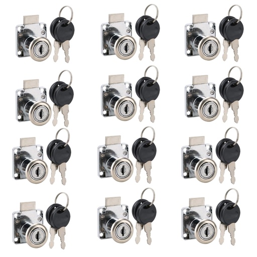 [ML.737] CERRADURA DE CAJON NIQUELADO 138-22C PACK X 12u.